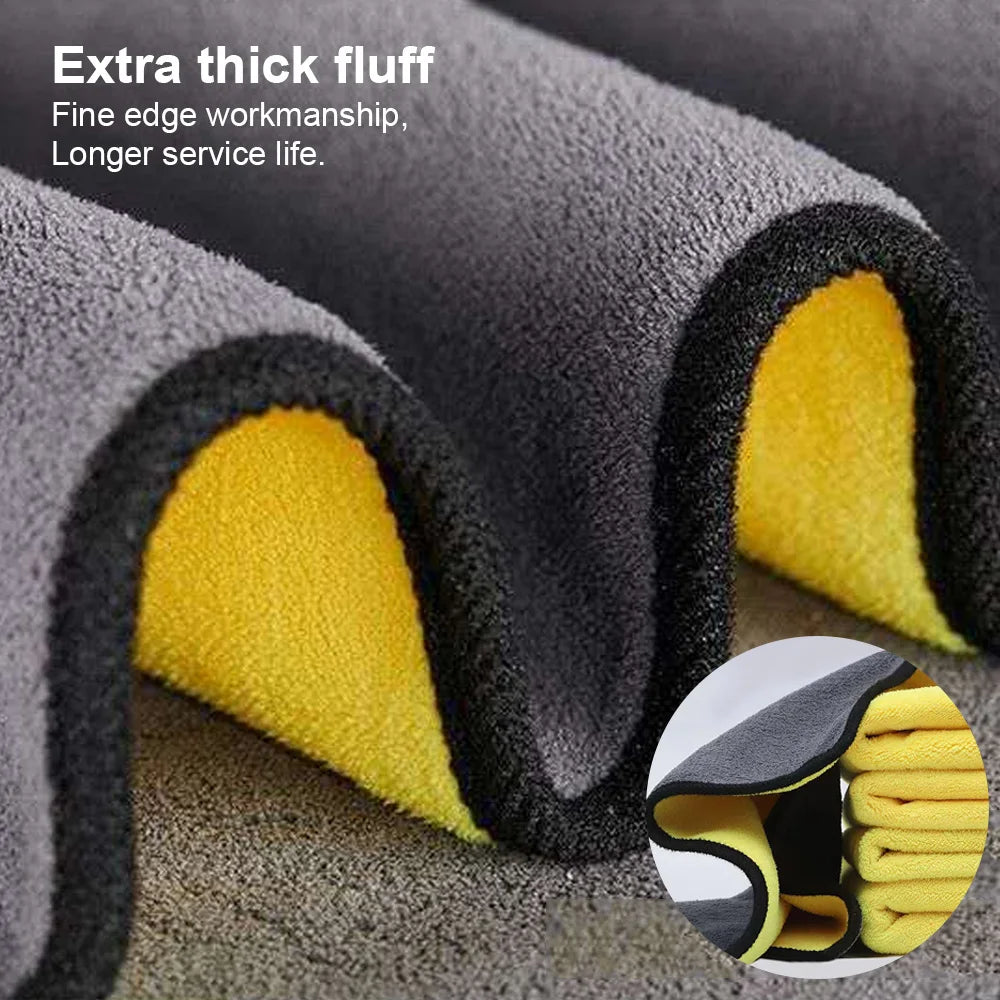 Microfiber Towel Car Microfiber Cloth Wash Towel Microfiber Cleaning Cloth Car Wash Drying Towel Auto Detailing