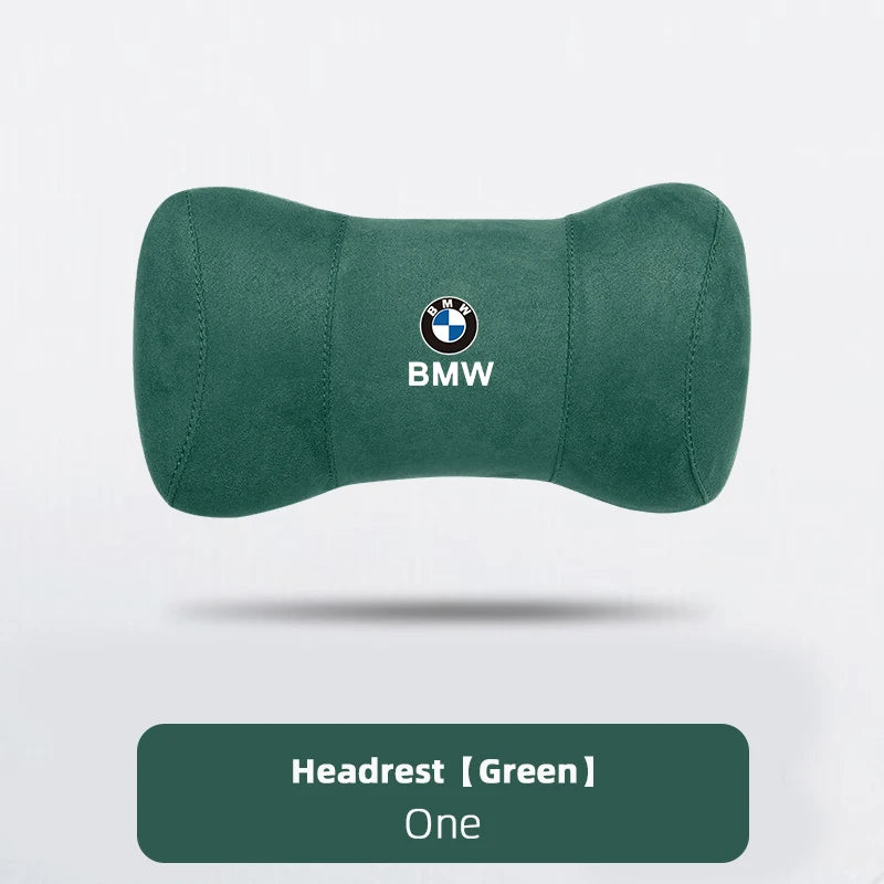 BMW Exclusive Car Headrest Soft Support High-end Neck Pillow Auto Interior For BMW E46 E90 E60 F10 F30 E39 E36 F20 G20 E92 X3 X