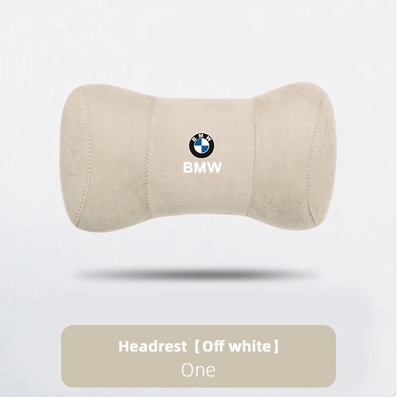 BMW Exclusive Car Headrest Soft Support High-end Neck Pillow Auto Interior For BMW E46 E90 E60 F10 F30 E39 E36 F20 G20 E92 X3 X