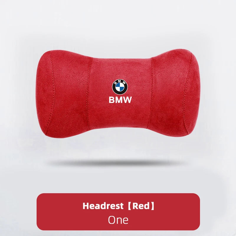 BMW Exclusive Car Headrest Soft Support High-end Neck Pillow Auto Interior For BMW E46 E90 E60 F10 F30 E39 E36 F20 G20 E92 X3 X