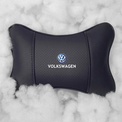 Car Seat Belt Protect Cover Shoulder Pad Seat Headrest Neck Pillow For Volkswagen VW Scirocco Golf Amarok T5 Phaeton Teramont ID